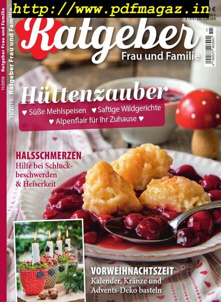 Ratgeber Frau und Familie – Oktober 2019 Cover