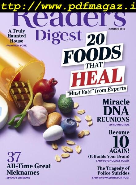 Reader’s Digest USA – October 2019 Cover