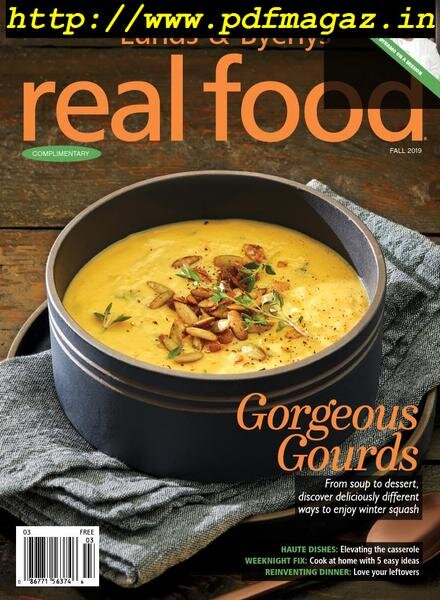 Real Food – Fall 2019 Cover