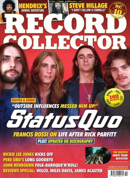Record Collector – October 2019 Cover
