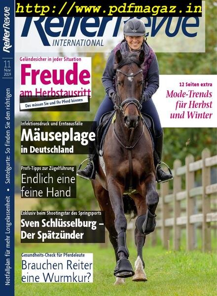 Reiterrevue International – Oktober 2019 Cover