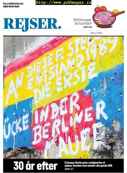 Rejser – 26 oktober 2019 Cover