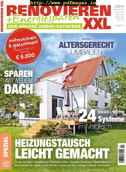 Renovieren + Energiesparen – Nr.2, 2019 Cover