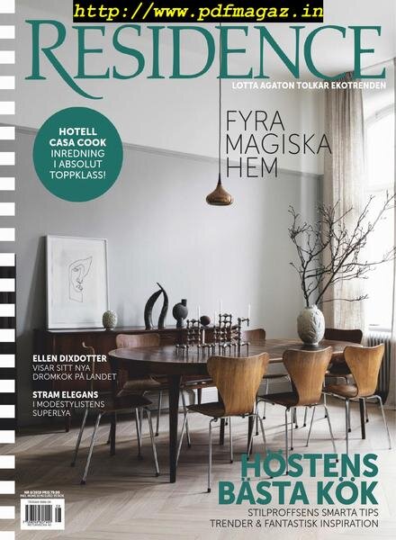 Residence – augusti 2019 Cover