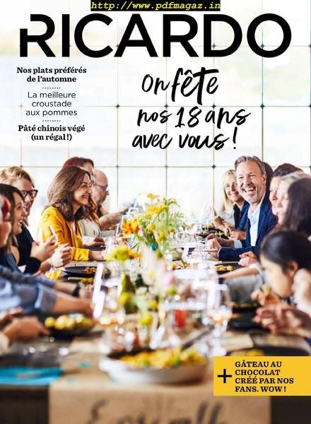 Ricardo – Septembre-Octobre 2019 Cover