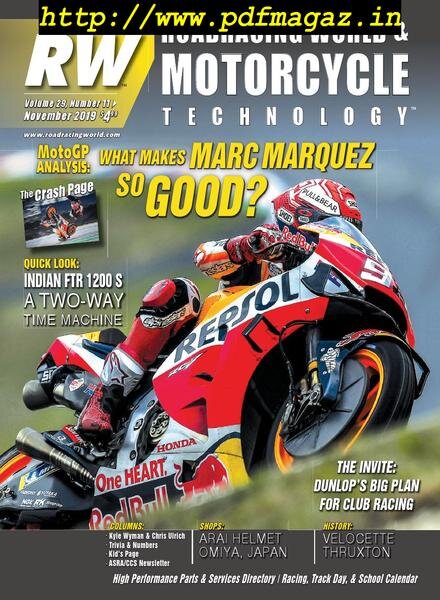 Roadracing World – October 2019 Cover
