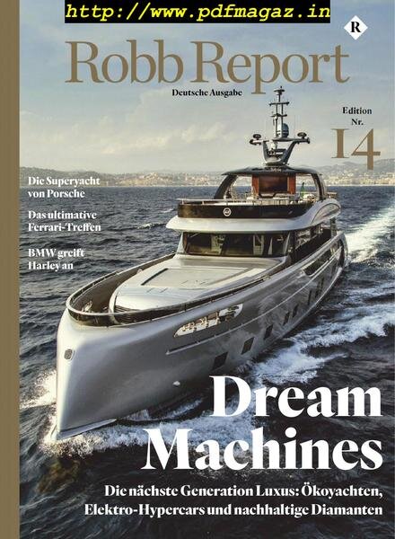 Robb Report Germany – August 2019 Cover
