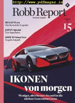 Robb Report Germany – Oktober 2019