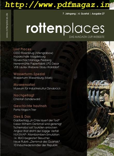 Rottenplaces Magazin – N 4, 2019 Cover
