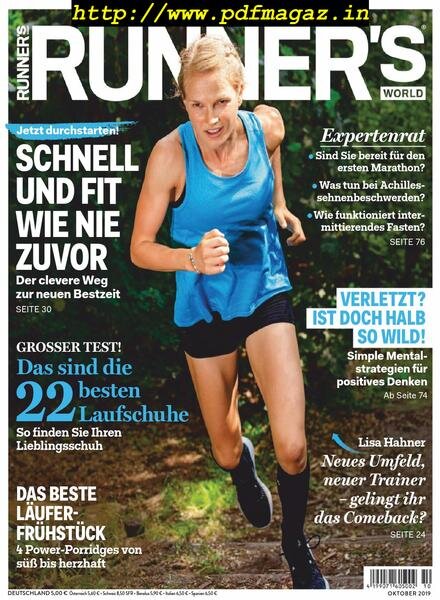 Runner’s World Germany – Oktober 2019 Cover