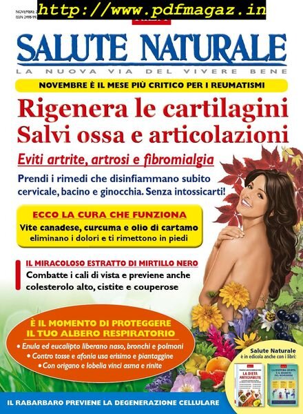 Salute Naturale – Novembre 2019 Cover