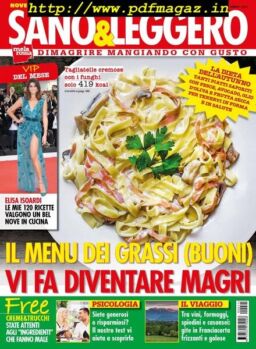 Sano & Leggero – novembre 2019