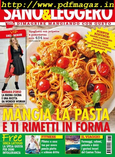 Sano & Leggero – ottobre 2019 Cover