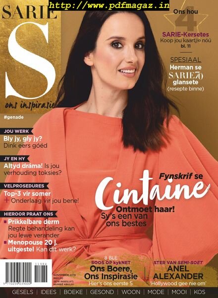 Sarie – November 2019 Cover