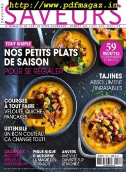 Saveurs France – Octobre-Novembre 2019