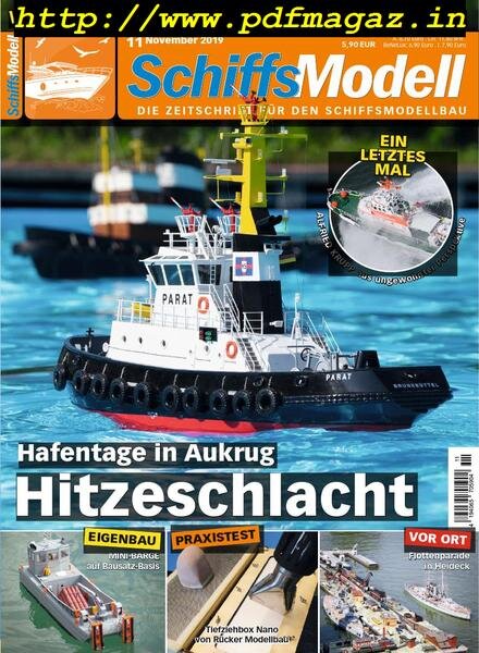 SchiffsModell – November 2019 Cover