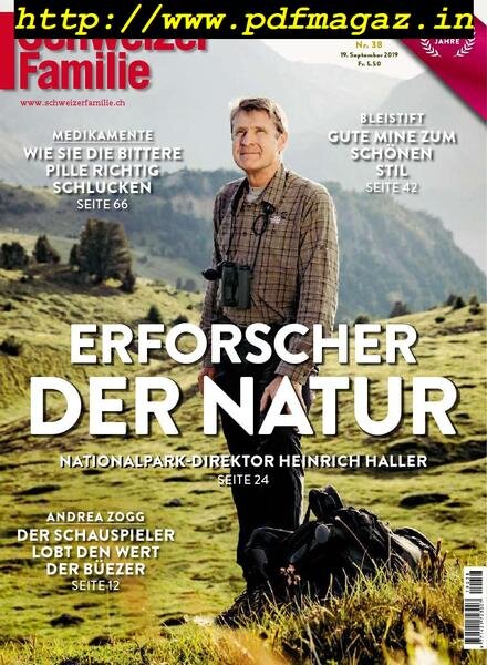 Schweizer Familie – 19 September 2019 Cover