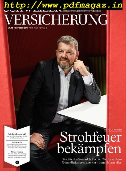 Schweizer Versicherung – Oktober 2019 Cover