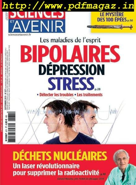 Sciences et Avenir – septembre 2019 Cover