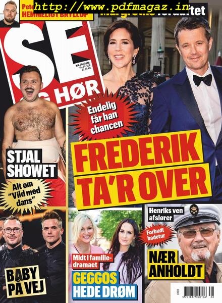 SE og HoR – 18 september 2019 Cover