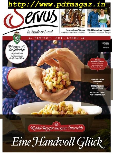 Servus Austria – Oktober 2019 Cover