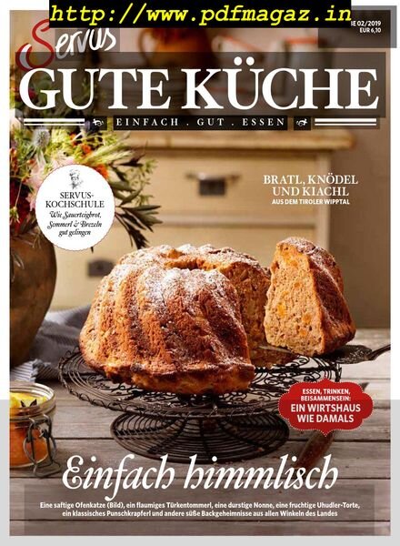 Servus Gute Kuche – Nr.2, 2019 Cover