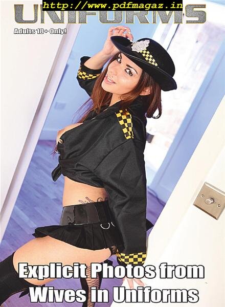 Sexy Uniform MILFs in Nylons Adult Photo Magazine – October 2019 Cover