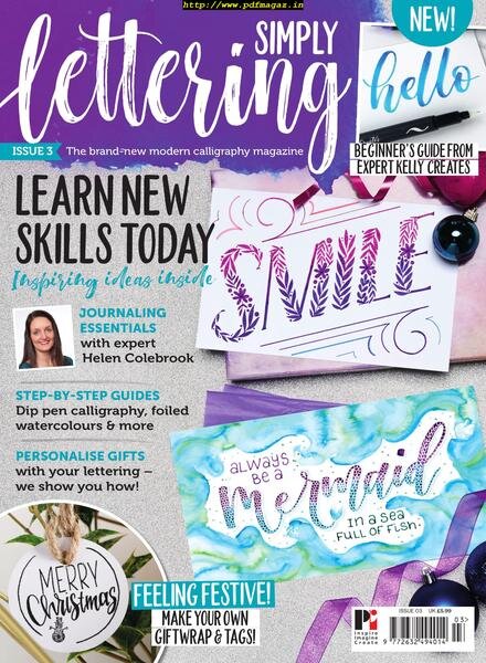 Simply Lettering – October 2019 Cover