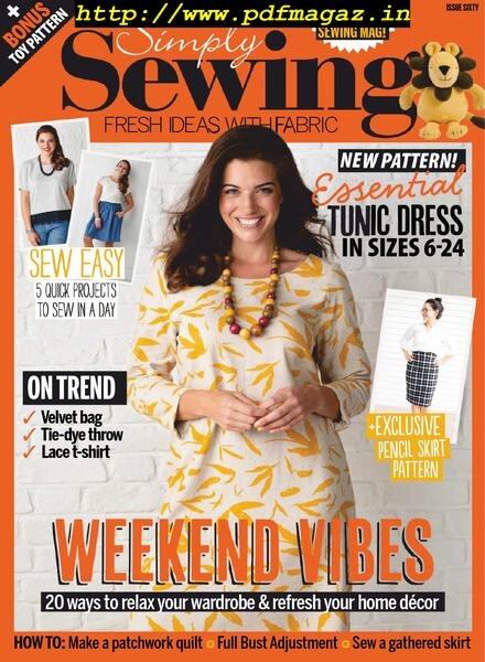 Simply Sewing – January 2020 Cover