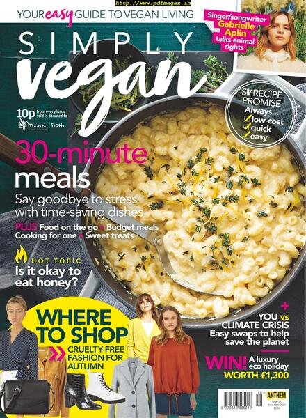 Simply Vegan – October 2019 Cover