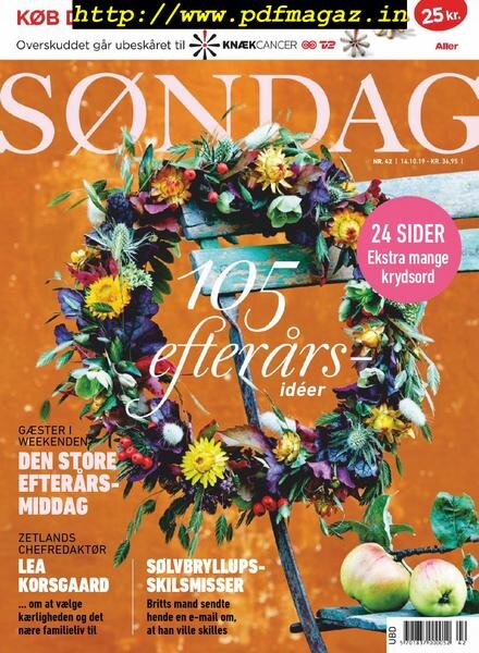 Sondag – 14 oktober 2019 Cover