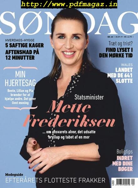 Sondag – 30 september 2019 Cover