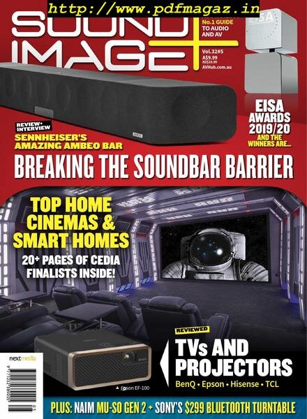 Sound + Image – August 2019 Cover