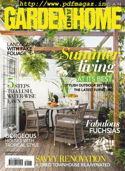 South African Garden and Home – November 2019 Cover