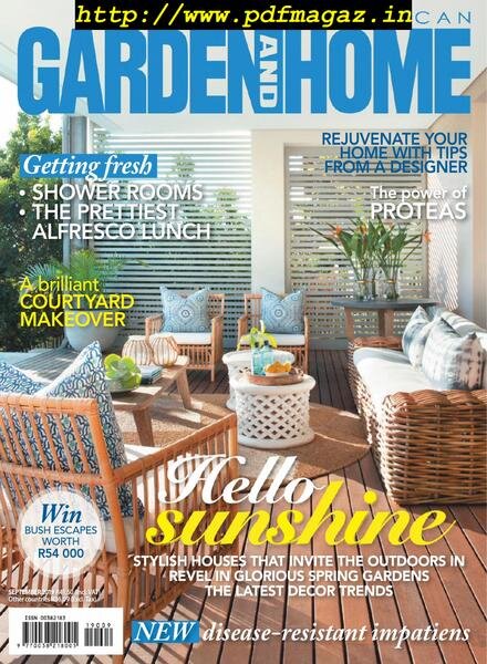 South African Garden and Home – September 2019 Cover