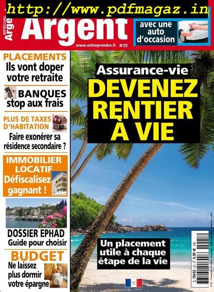 Special Argent – septembre 2019 Cover