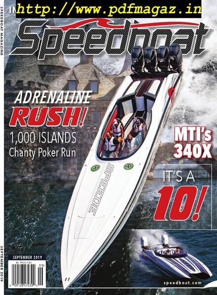 Speedboat Magazine – September 2019 Cover