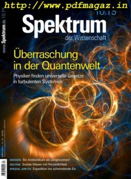 Spektrum der Wissenschaft – Oktober 2019