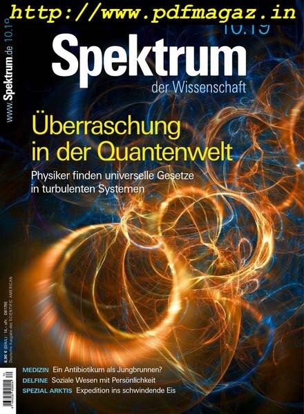 Spektrum der Wissenschaft – Oktober 2019 Cover