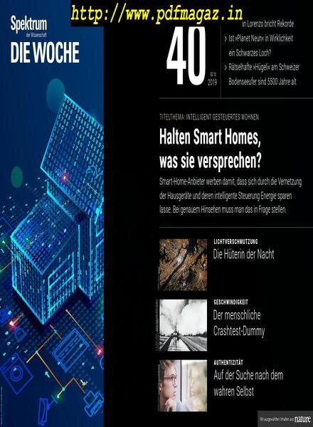 Spektrum Die Woche – 04 Oktober 2019 Cover