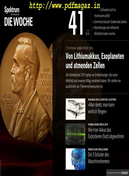 Spektrum Die Woche – 11 Oktober 2019 Cover
