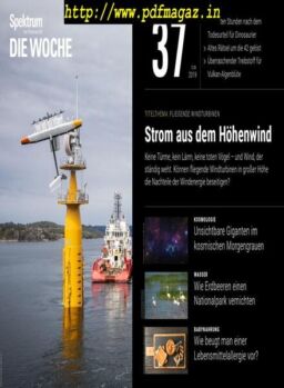 Spektrum Die Woche – 13 September 2019