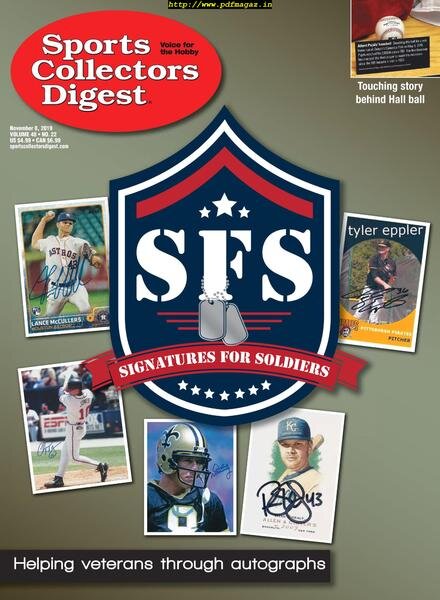 Sports Collectors Digest – 21 October 2019 Cover