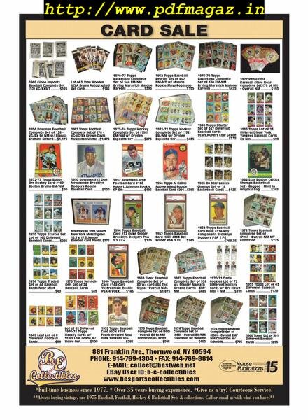 Sports Collectors Digest – August 30, 2019 Cover