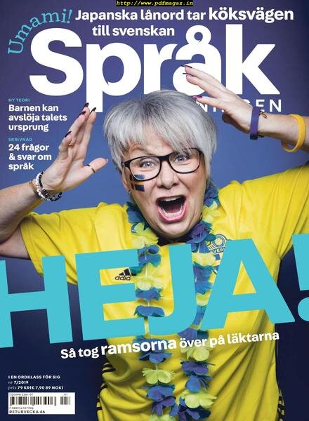 Spraktidningen – 18 september 2019 Cover