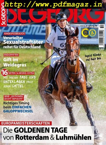 St Georg – September 2019 Cover