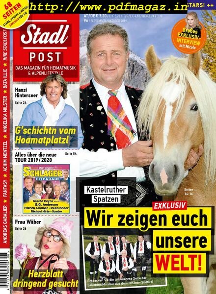 Stadlpost – September-Oktober 2019 Cover