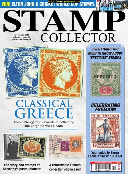 Stamp Collector – November 2019 Cover