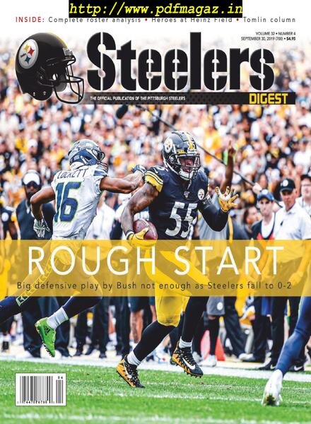 Steelers Digest – September 30, 2019 Cover