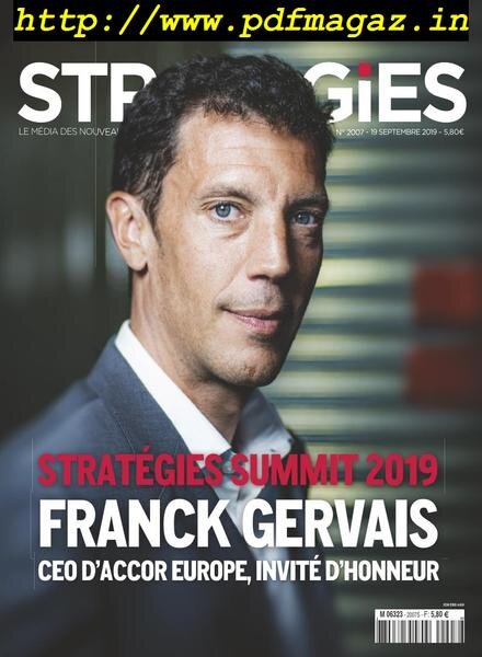 Strategies – 19 septembre 2019 Cover